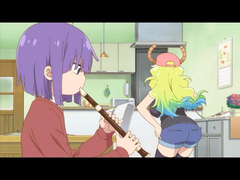 She shakes her ass | Kobayashi-san S2