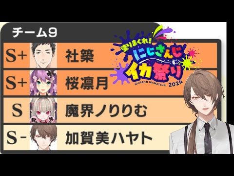 【#にじイカ祭り2024】始まります！チーム９の顔合わせ！！【にじさんじ/加賀美ハヤト】