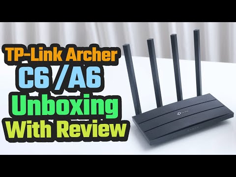 TP Link AC1200 Archer C6 /A6 MU MIMO Router unboxing With Review