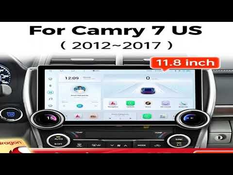 Ainavi 11.8inch Multimedia Player For Toyota Camry 7 XV 50 55 US 2012-2017 Carplay Android