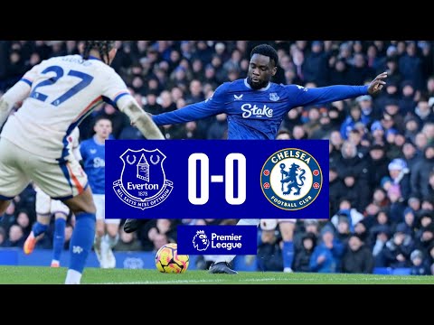 EVERTON 0-0 CHELSEA: Premier League highlights