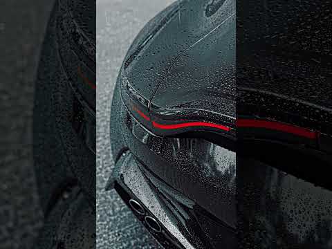 Elegance in the rain with the Aston Martin Vantage