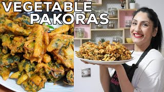 Vegetable Pakora | The Best Spinach & Potato Pakora Recipe