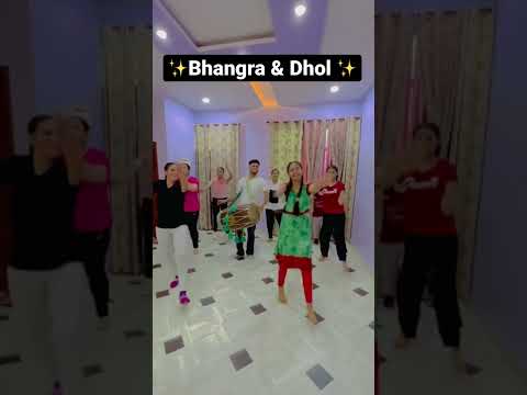 Folk Bhangra On Dhol at GDC Academy Patiala