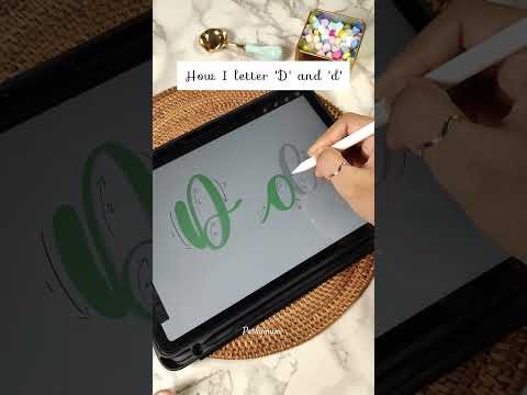 Calligraphy on ipad