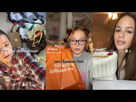 Christmas haul 2023/24 - TikTok compilation 🛍️😋