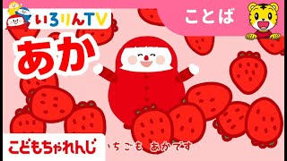 いろ-あか｜1・2歳向け〈こどもちゃれんじぷち〉｜【しまじろうチャンネル公式】