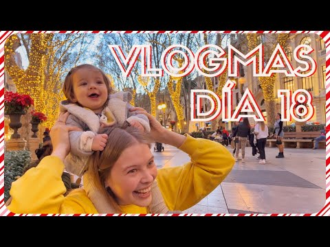 Fuimos a ver las LUCES 😍 | Palma de Mallorca - Diciembre 2022 | Vlogmas día 18 🎄