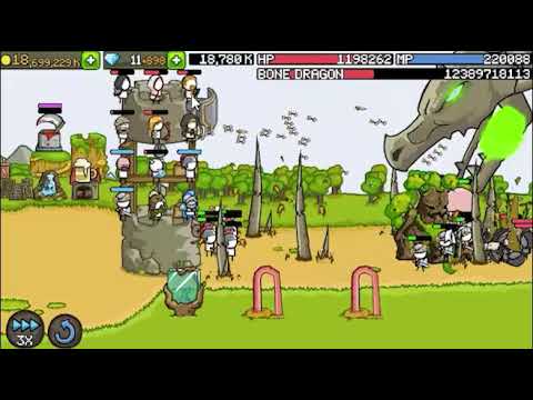 Bone Dragon at Wave 10,000 - 50 Seconds - Grow Castle