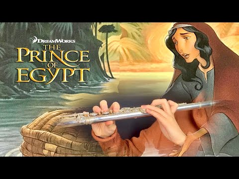 River Lullaby (Prince of Egypt) - Flute Solo Cover (w. Sheet Music & Scene)