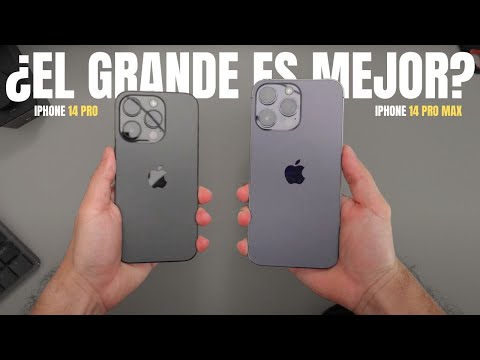 iPhone 14 Pro vs iPhone 14 Pro Max - ¿CUÁL DEBERÍAS COMPRAR ESTE AÑO?