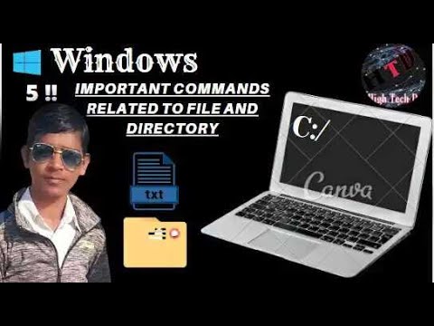 5 ! Commands Related To Files And Directories That Every User Should Know || High Tech Dev