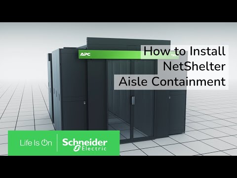 How to install NetShelter Aisle Containment for cold or hot aisle containment