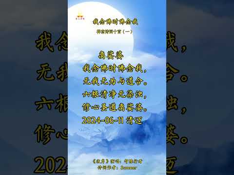 “我念佛时佛念我”系列诗词合集 #南无阿弥陀佛 #blessed  #buddha #南无本师释迦牟尼佛