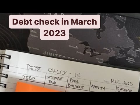 Debt check in - March 2023| single income | UK budget | debt journey