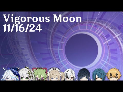 Genshin Impact - 36 star Spiral Abyss - Vigorous Moon 11/16/24