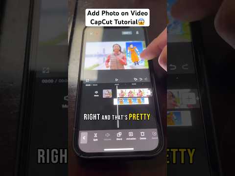 How to ADD PHOTO ON VIDEO! CapCut Tutorial 2023