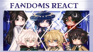 𝜗୧  —  (  FANDOMS REACT ★ INTRODUCTION  )  — edited audio