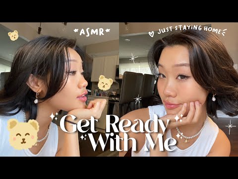 Get Ready with Me to stay home... *kinda asmr* #grwm