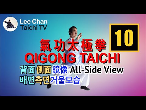 【Qigong Taichi】 Following(All-Side View) 【氣功太極拳】請跟着做(背面側面鏡像) 【기공타이치】 따라하기(배면 측면 거울모습)