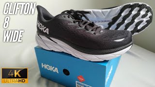 HOKA Clifton 8 WIDE Review Unboxing