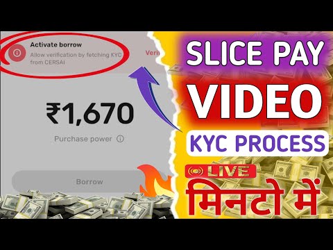 Slice Paylater Video KYC Process || Slice Paylater Mein Video KYC Karen || Video KYC Before Transfer