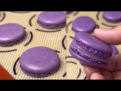 UBE MACARON (No Almond Flour) | Bake easy with Bakersfield UBE Fudge-It