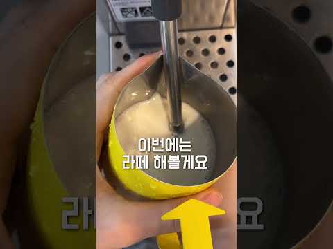 카푸치노와 카페라떼 우유스티밍 차이