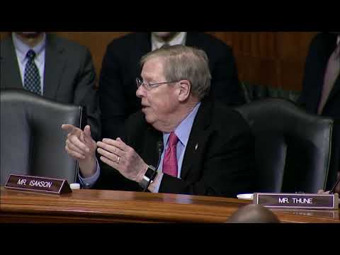 Senator Isakson pays tribute to retiring Senator Orrin Hatch