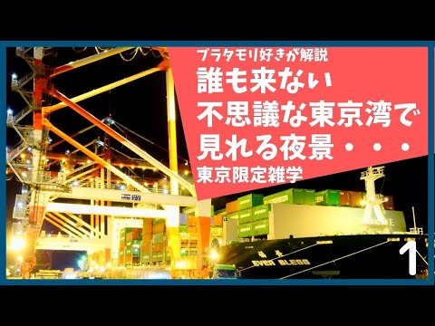 #1 Night view of the container terminal at the Port of Tokyo 【Japan】【Ship】【miscellaneous knowledge】