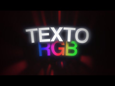 😃 METODO DE TEXTO RGB IGUAL DE IØS 🍏 TEXTO DE iPHØN£ NO ALIGHT MOTIØN ✨🎭