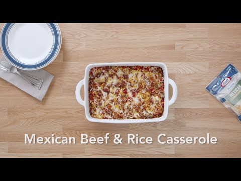 Mexican Beef & Rice Casserole