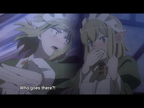 Ryu Avoiding Bell, Flustered Ryu Slams Bell, Bell X Ryu Moment - Danmachi Season 5 Ep 1