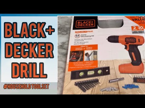 BLACK DECKER DRILL | CORDLESS | Unboxing & Review