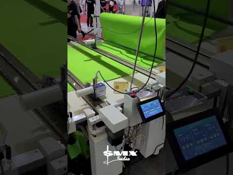 Demo of our Computerized Layer Cutting Machine in action.#automatic #sewing #sewingmachine