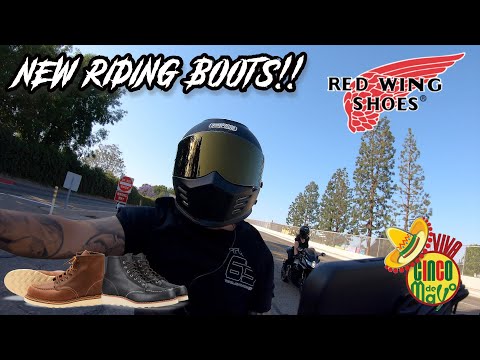 NEW RIDING BOOTS! / Red Wing Heritage  Boots / Cinco De Mayo Bike Night