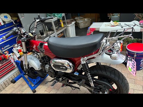 DAX125にDAYTONAフェンダーレス.リアキャリアを取り付けてみました★