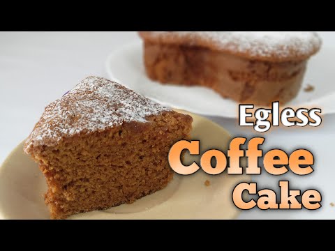 Egless Coffee Cake || No oven, No machine || With Basic Kitchen Things#CoffeCake#egless coffee cake