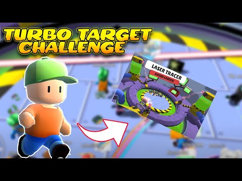 Stumble Guys Turbo Target Challenge || StumbleZ