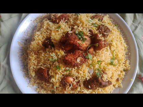 చికెన్ ఫ్రైడ్ రైస్ తాయరీ విదానం|How To Make Chicken Fried Rice At Home చాలా రుచికరమైన ఫ్రైడ్ రైస్