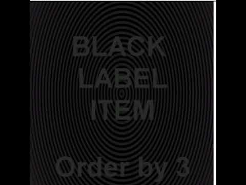 Order by 3 (Black Label Item Series)