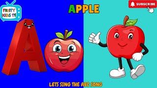 A for Apple Phonics Song, Toddlers learning, Alphabet Song for kids, Fun ABCD Song for Toddlers