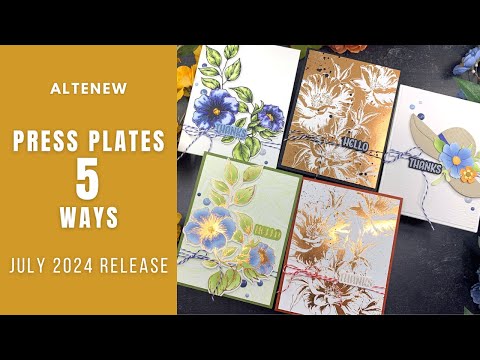 Press Plates 5 Ways | Altenew