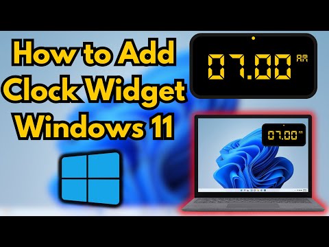 How To Add a Clock Widget To Your Desktop in Windows 11