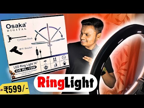 Osaka 14 Inch Ring Light Unboxing & Review I Best Ring Light with Tripod I Best Ring Light under1000