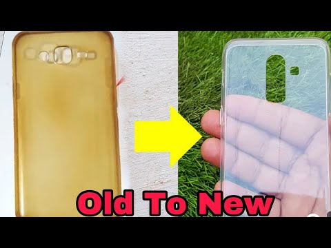 मोबाइल कवर कैसे साफ करें/ mobile ke cover ko kaise saaf Karen /pila cover saaf Karen #cover#mobile