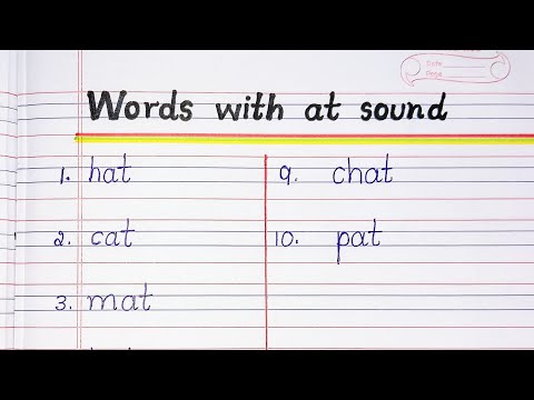 Words with at sound