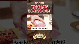 【焼肉】肉の部位どれだけわかる？【入門編】