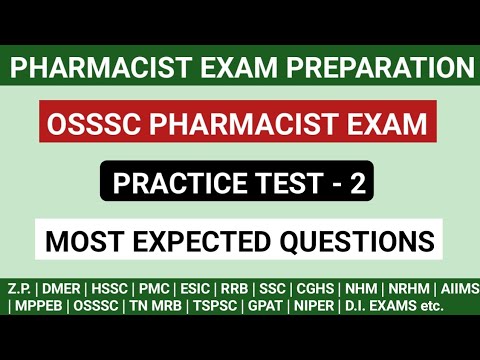 OSSSC PHARMACIST EXAM PREPARATION | PHARMACIST EXAM PREPARATION