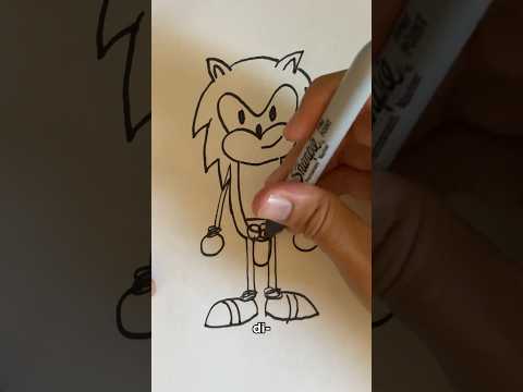 How to Draw @SonictheHedgehog 🦔